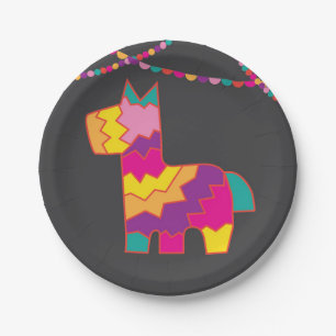 Pinata Fiesta Birthday Piñata Cinco De Mayo Plates