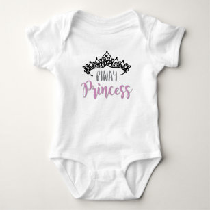 Pinay Princess with Tiara Baby Bodysuit
