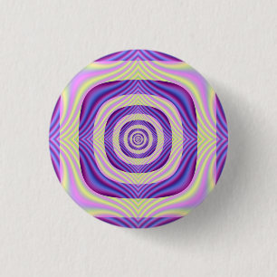 Pinback Square the Circle 1 Inch Round Button