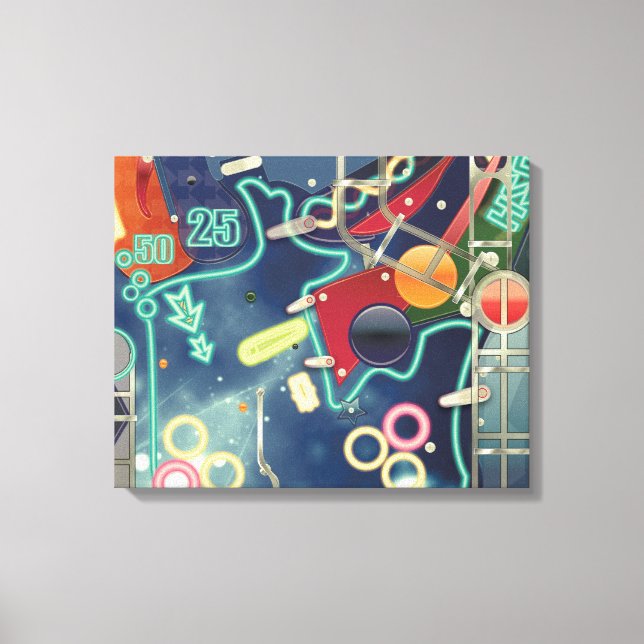 Pinball Canvas Print (Front)