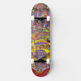 Pinball "Court Jester Yellow" Skateboard