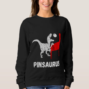 Pinball Dinosaurs Arcade Game Machine Dino Flippin Sweatshirt
