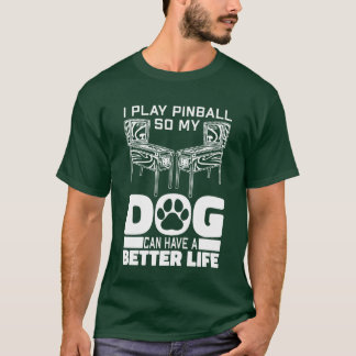 Pinball Dog girl family T-Shirt