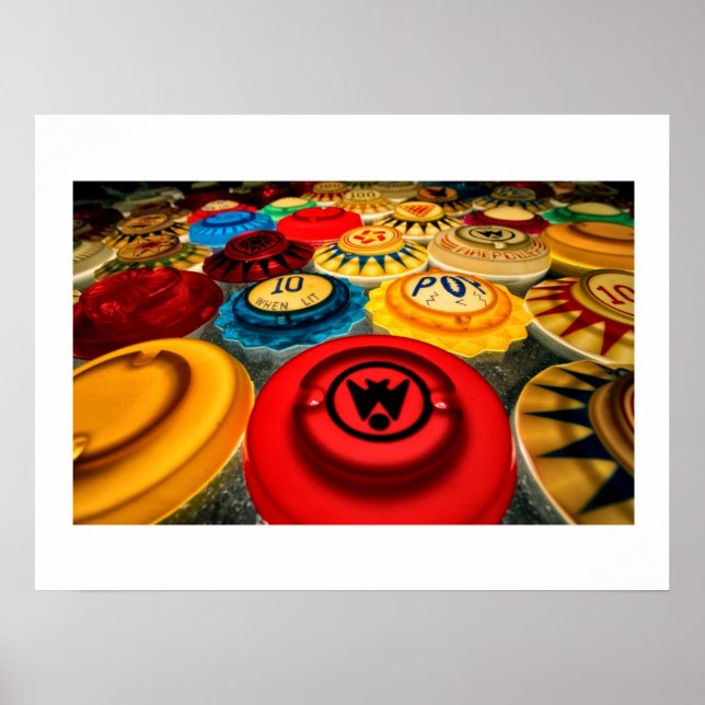 Pinball Glow Poster (Front)