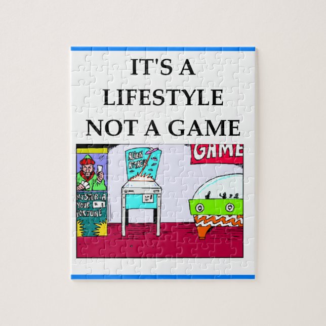 pinball jigsaw puzzle (Vertical)