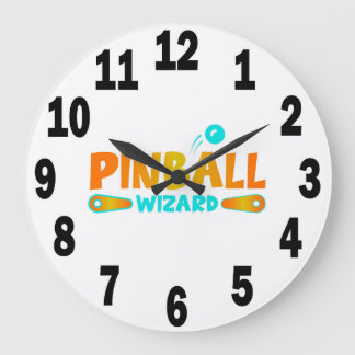 Pinball Lecteur Acrylique Arrondi Mur Horloge #9