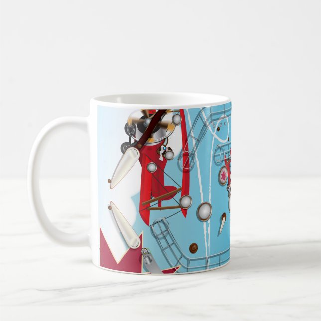 Pinball Machine Coffee Mug (Left)