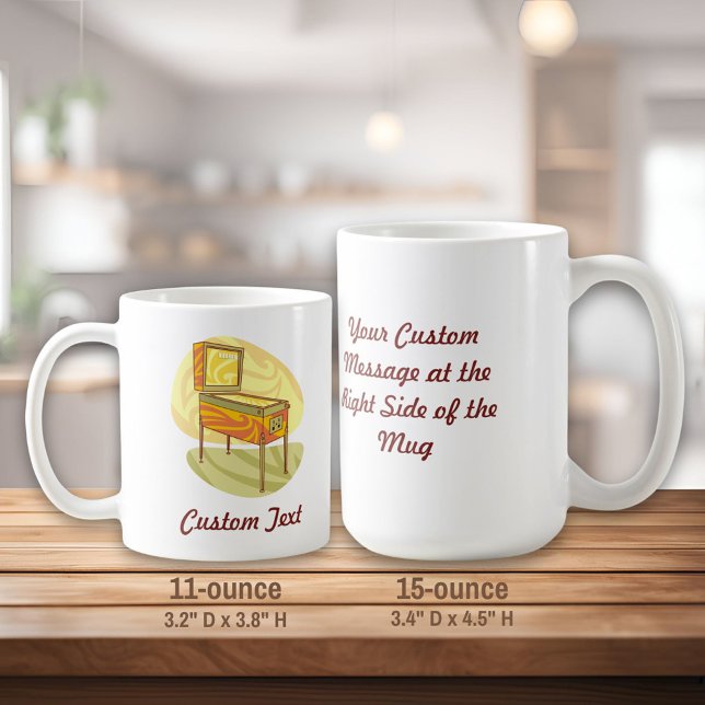 Pinball machine coffee mug (Creator Uploaded)
