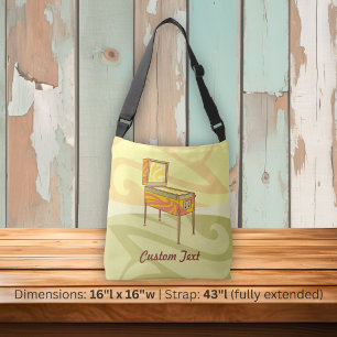 Pinball machine crossbody bag