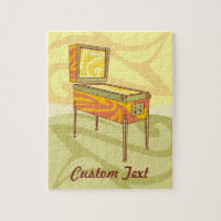 Pinball machine jigsaw puzzle