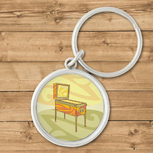 Pinball machine keychain