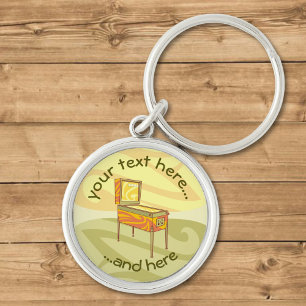 Pinball machine keychain