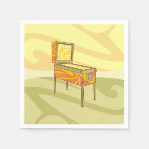 Pinball machine napkin