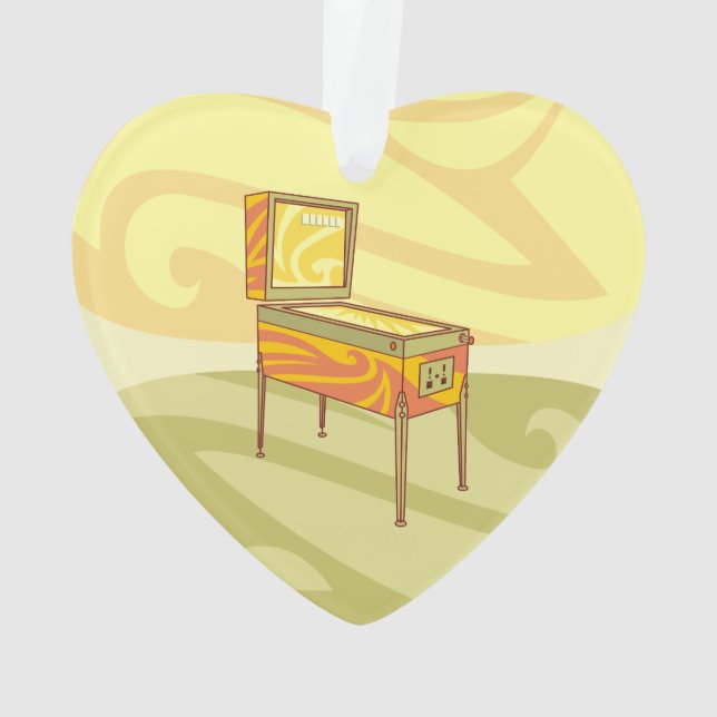 Pinball machine ornament (Back)