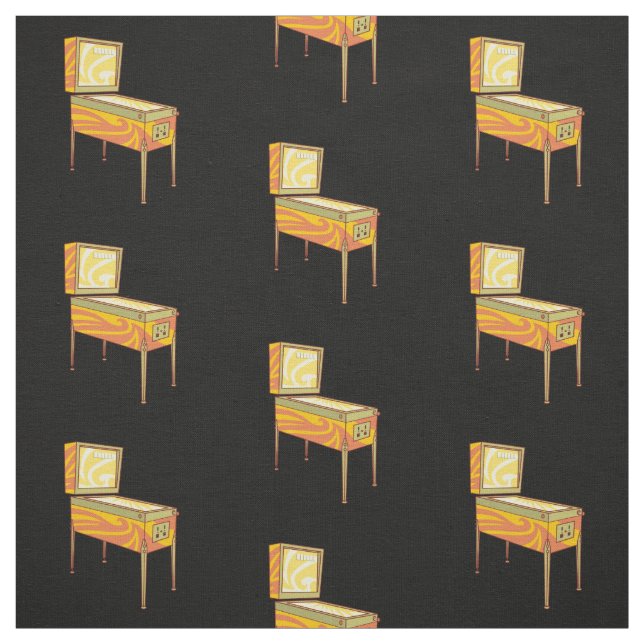 Pinball Machine Pattern Fabric (Swatch)