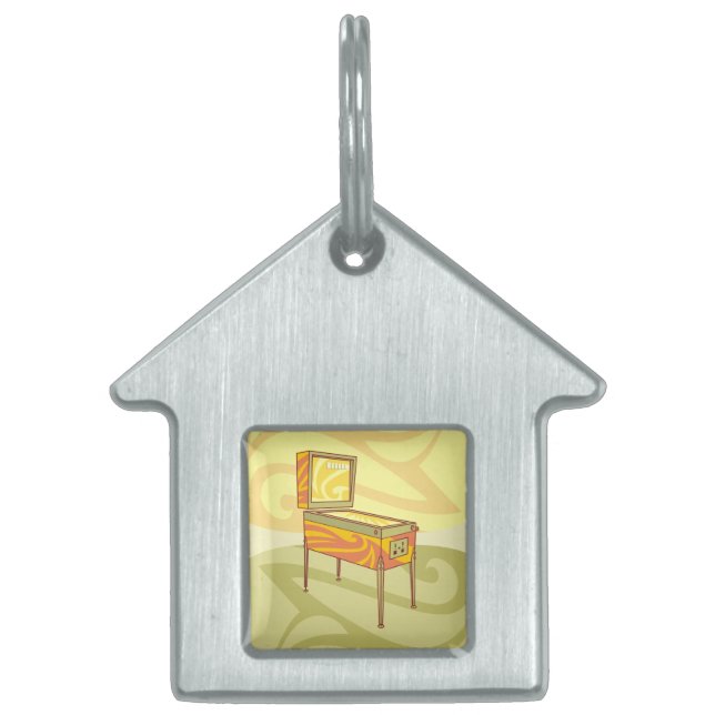 Pinball machine pet tag (Front)