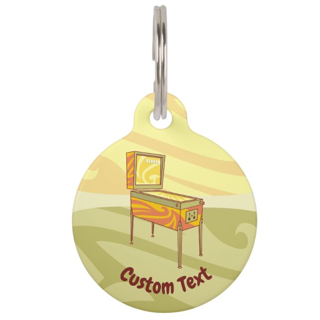 Pinball machine pet tag (Front)