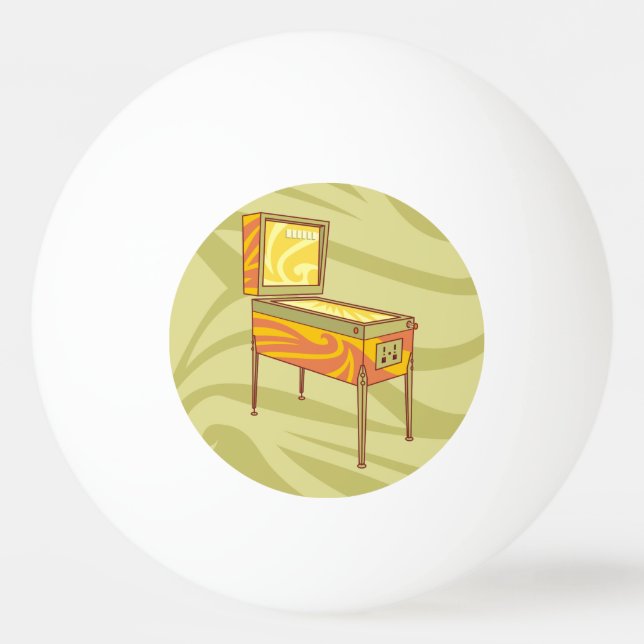 Pinball machine ping pong ball (Front)