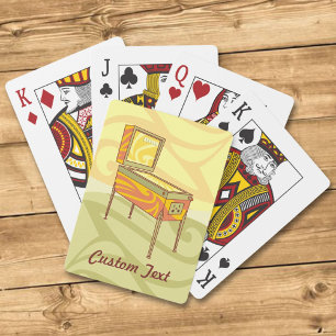 Pinball machine playing cards