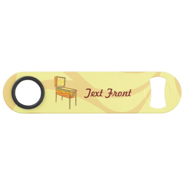 Pinball machine speed bottle opener (Front (Horizontal))