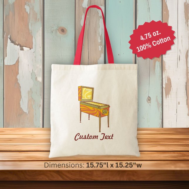 Pinball machine tote bag (Creator Uploaded)