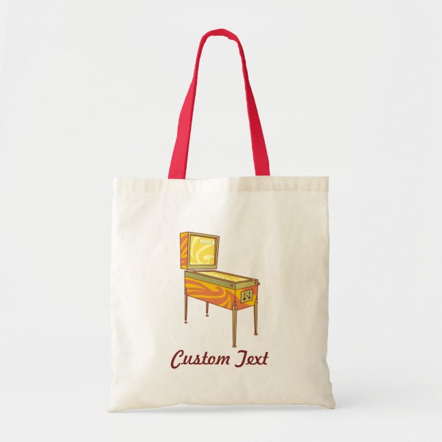 Pinball machine tote bag (Front)