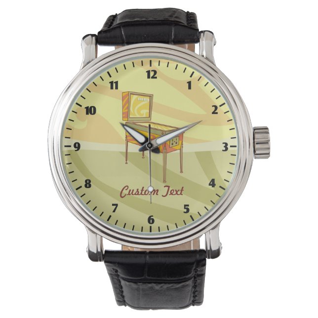 Pinball machine wrist watch (Front)