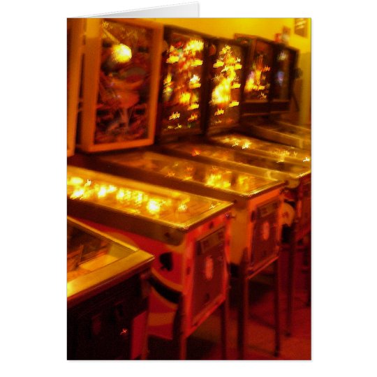 Pinball Machines Card