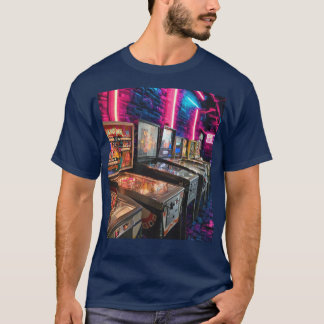 Pinball Machines in a Row T shirt