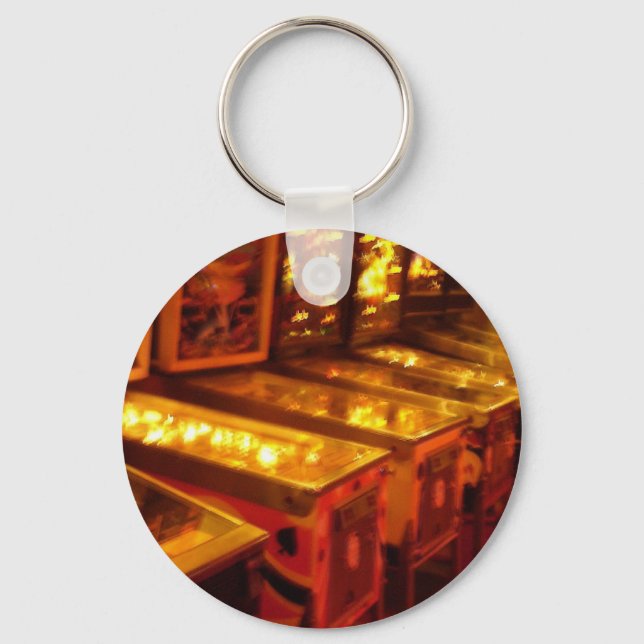 Pinball Machines Keychain (Front)