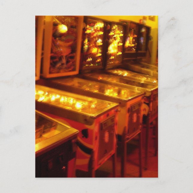Pinball Machines Postcard (Front)