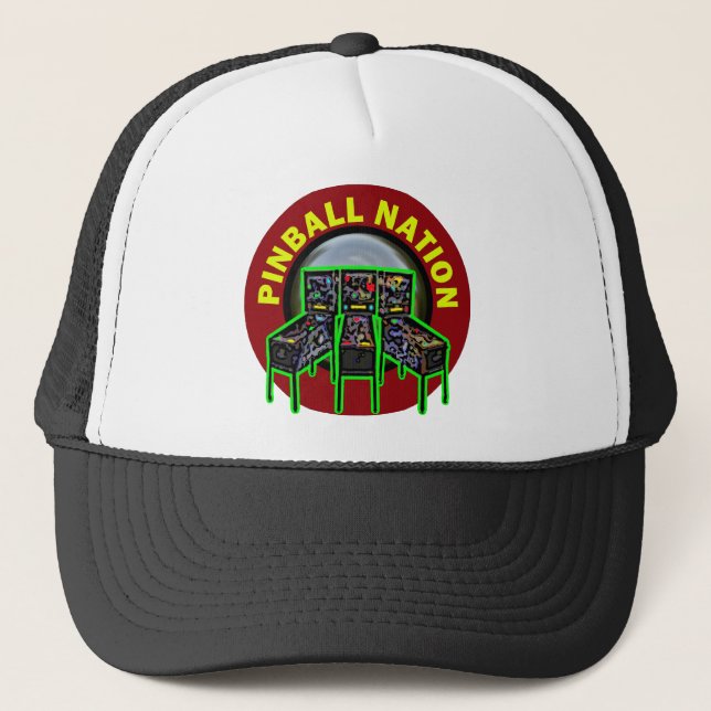 Pinball Nation Trucker Hat (Front)