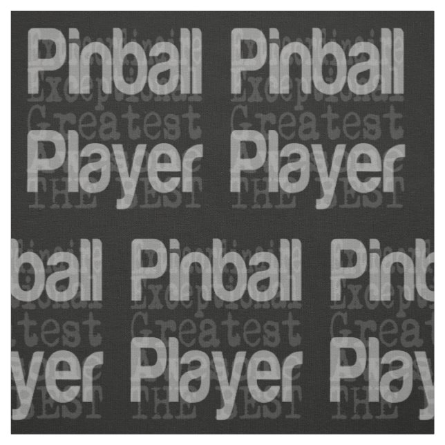 Pinball Player Extraordinaire Fabric (Swatch)