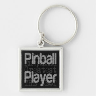Pinball Player Extraordinaire Keychain