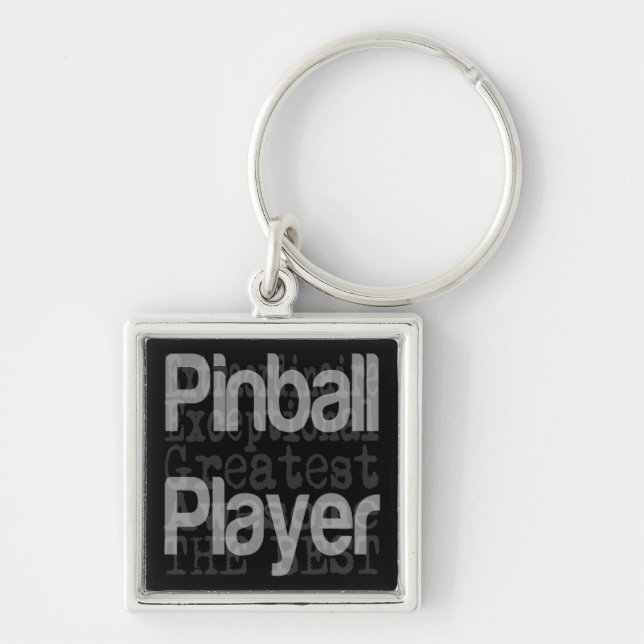 Pinball Player Extraordinaire Keychain (Front)