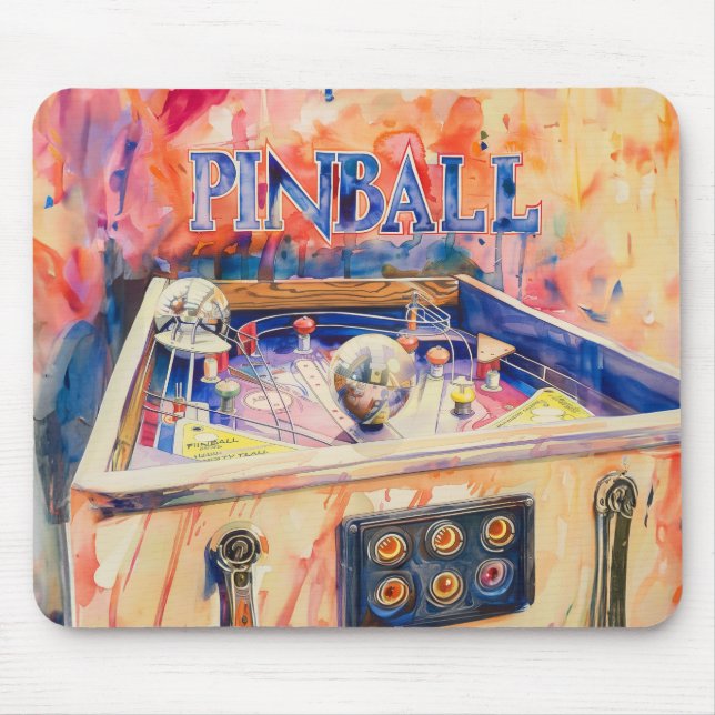 Pinball Player Non Slip Mousepad #26 (Front)