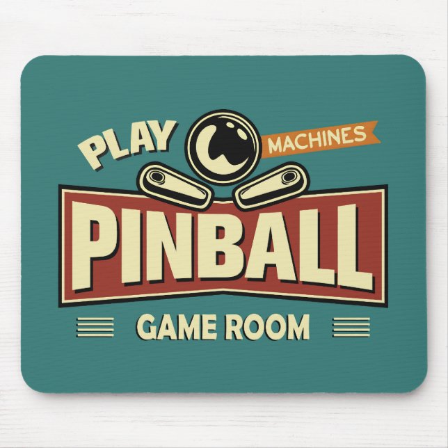 Pinball Player Non Slip Mousepad #31 (Front)