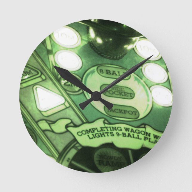 pinball round clock (Front)