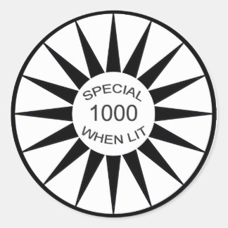 Pinball Special When Lit Sticker