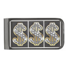 Symboles en dollars de diamants blancs