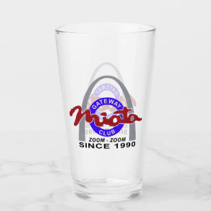 Pinceau de logo du club de verre (16 oz)
