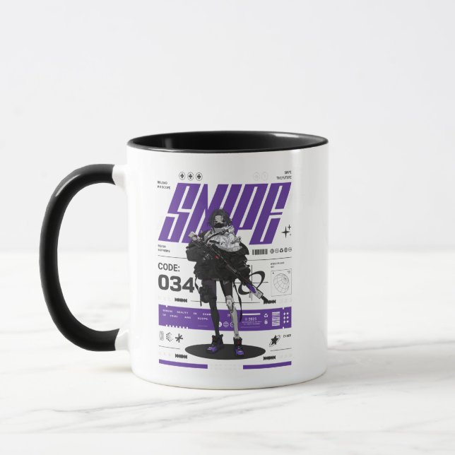 Pinceau | Style Anime | Cadeau spécial | Mug (Gauche)