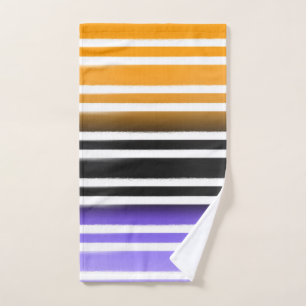 Pinceau violet noir orange pinceau Halloween