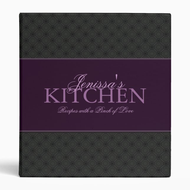 Pincement de classeur de recette d'amour (Devant)