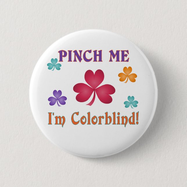 Pinch Me 2 Inch Round Button (Front)