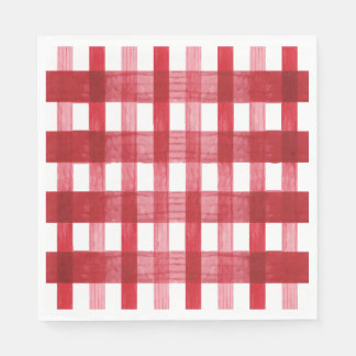 Pinch of Love Kitchen Red Party Napkin