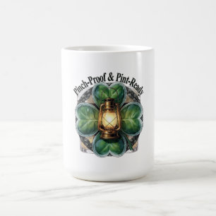 Pinch-Proof Lantern Clover T-Shirt   “Pinch-Proof' Coffee Mug