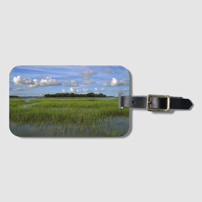 Pinckney Marsh South Carolina Luggage Tag (Front Horizontal)