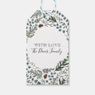 Pine and Eucalyptus Gift Tag