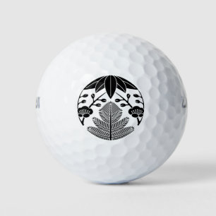 Pine,bamboo leaves,ume golf balls